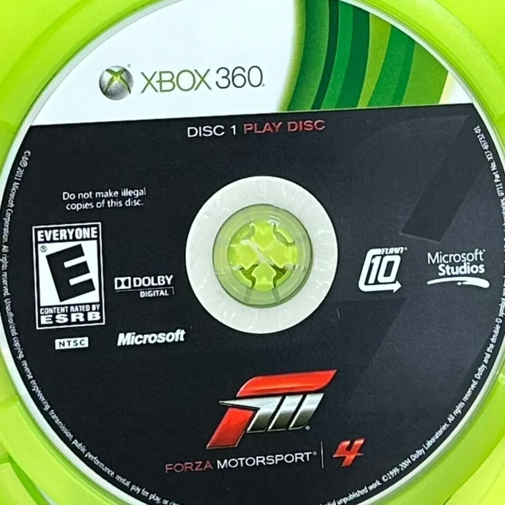 Forza Motorsport 4 XBOX 360 Working Condition 2 Disc Racing Videogame Ferrari